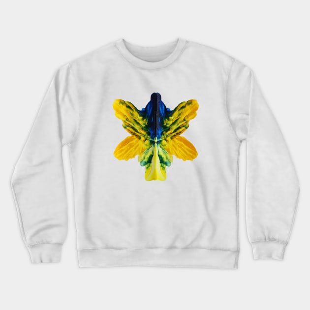 Butterfly Art - 02 - Unique Handicraft Design Crewneck Sweatshirt by Anavarna Project